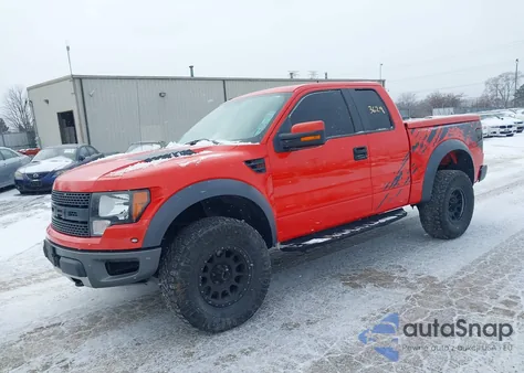 2010 Ford F-150 Svt Raptor z USA, uszkodzony, nr VIN 1FTEX1EV3AFA24741